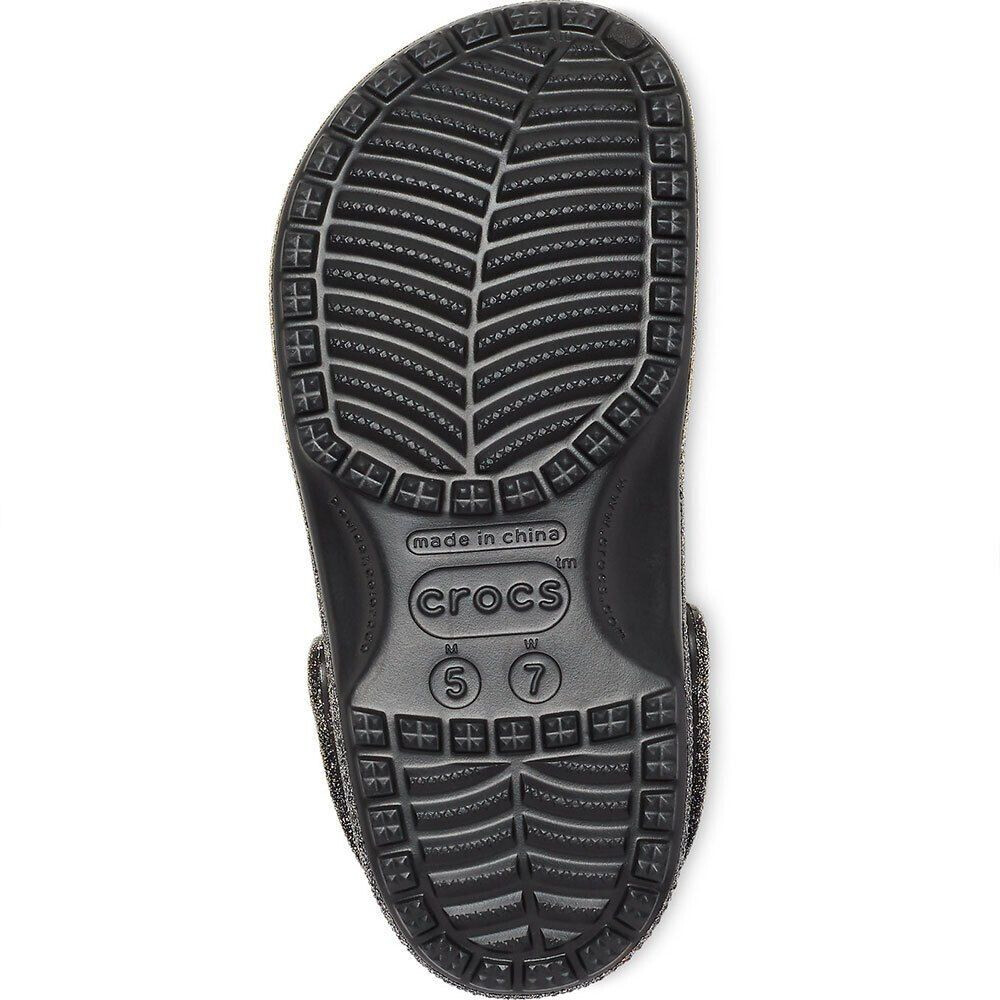 Crocband glitter clog black deals