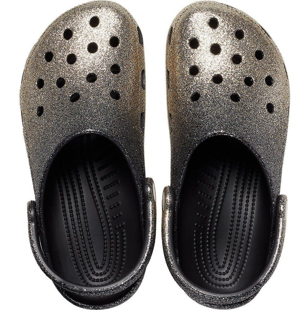 Crocs Classic Ombre Glitter Clogs black gold ab 72 90 Preisvergleich bei idealo