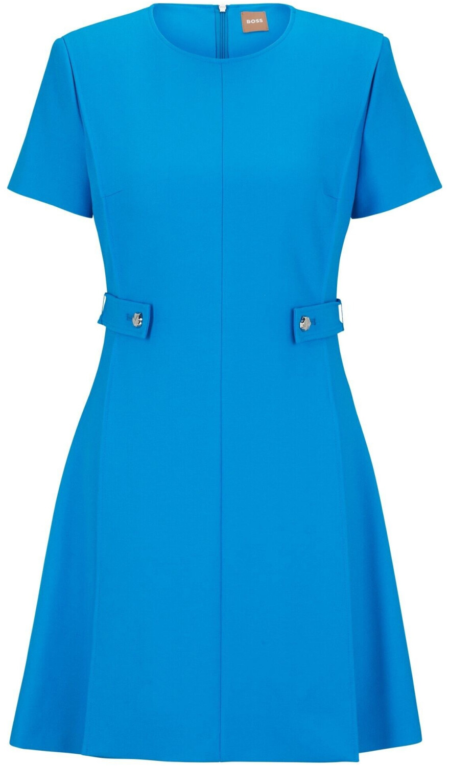 Hugo Boss Regular-fit dress in stretch fabric with metal buttons (50495593)