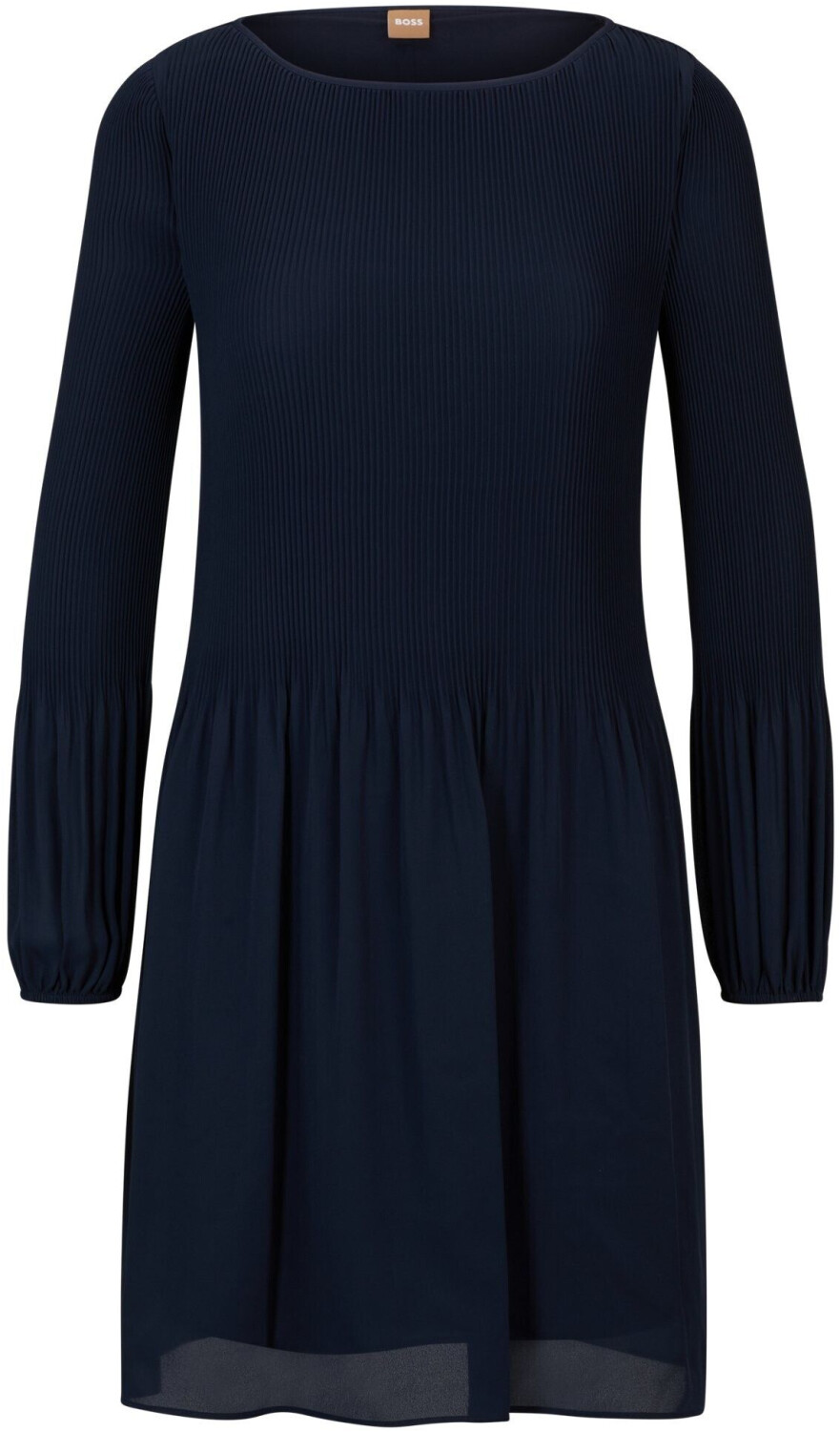 Hugo Boss Regular-fit dress with long sleeves and pleated skirt (50504438)