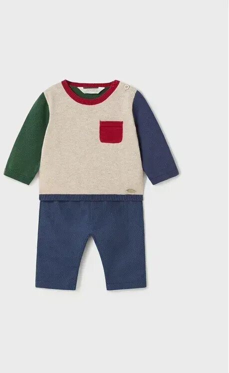 Mayoral Set sweater and trousers 2 521 colorful Regular Fit 18M