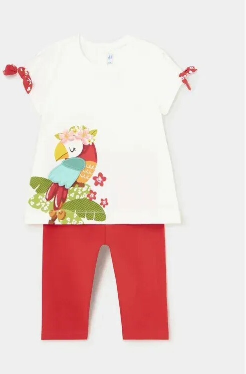 Mayoral Set T-Shirt and Leggings 1738 red 24M