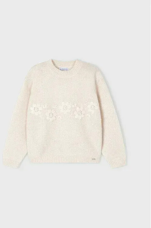 Mayoral Pullover 301 Écru Regular Fit 7Y