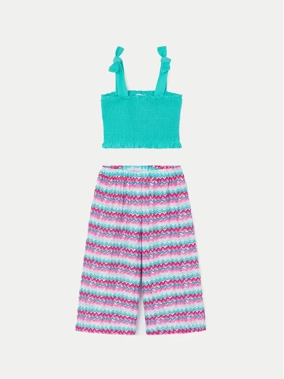 Mayoral Set top and pants colorful Relaxed Fit 3Y