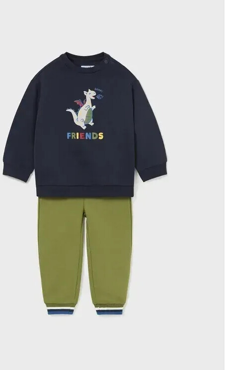 Mayoral Set sweatshirt and trousers blue Regular Fit 2 874 18M