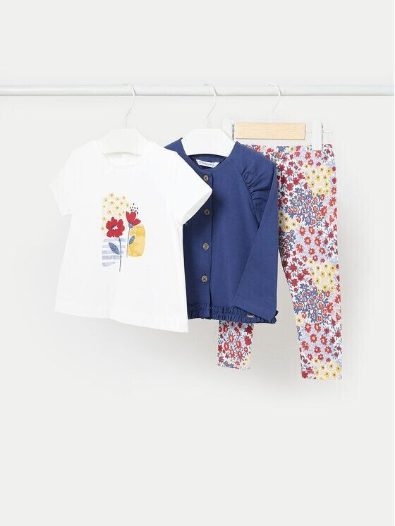 Mayoral Set T-Shirt Pullover and Leggings blue 01735 Slim Fit 12M