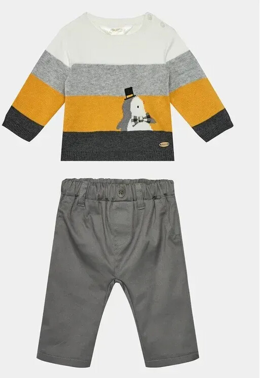 Mayoral Set sweater and trousers 2 521 grey Regular Fit 12M