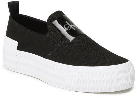 Calvin Klein Sneakers made of fabric Bold Vulc Flat Slipon YW0YW01040 black