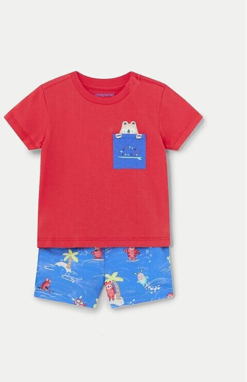 Mayoral Set T-Shirt and Swim Trunks 1650 colorful 36M