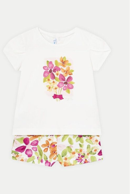 Mayoral Set T-Shirt and Shorts colorful Regular Fit 18M