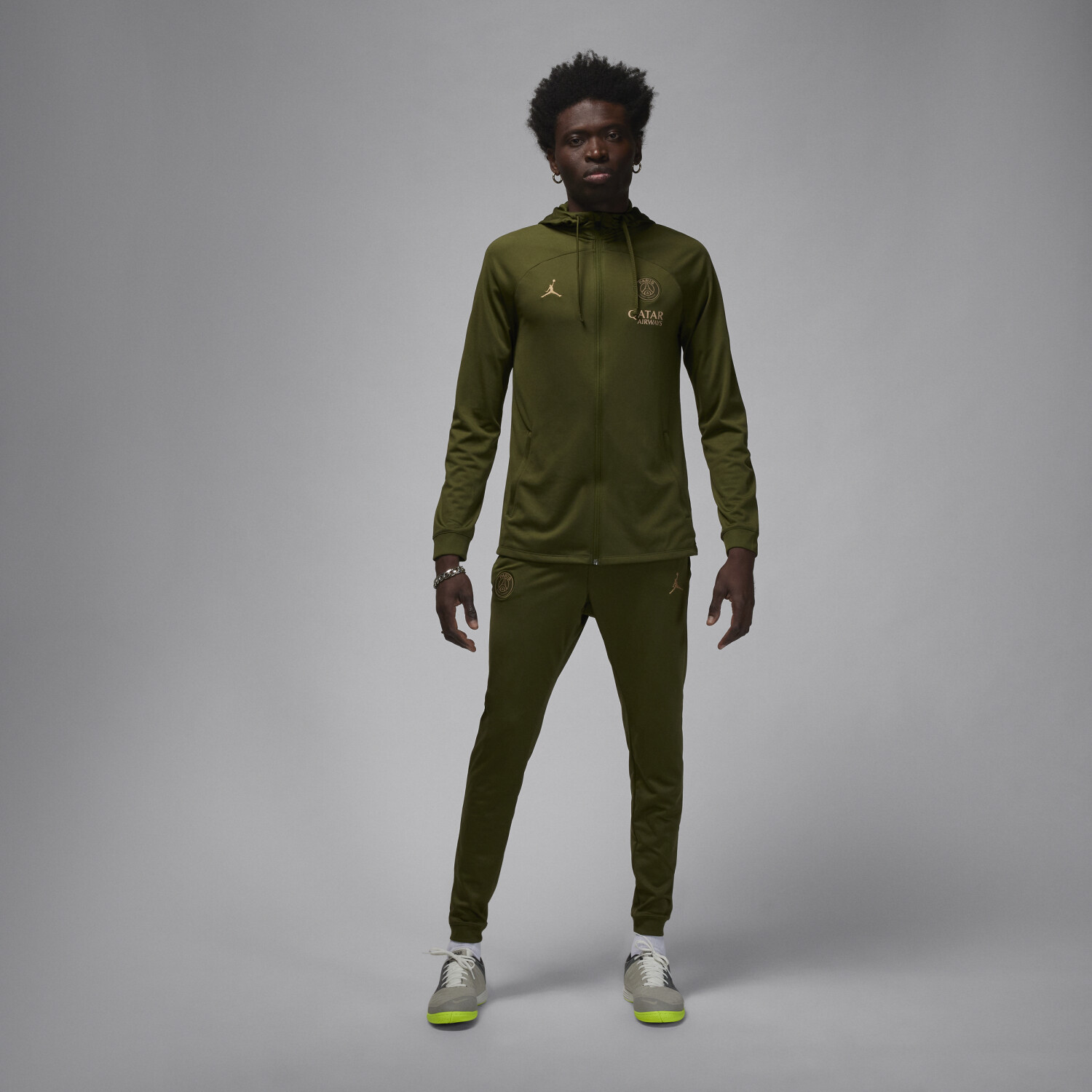 Nike Paris Saint Germain Strike Fourth Jordan Dri FIT FuBball Trainingsanzug fur Herren FD7119 rough green hemp ab 139 99 Preisvergleich bei idealo