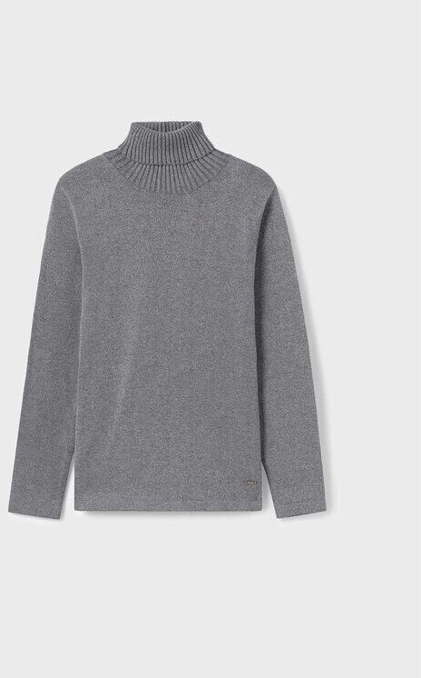Mayoral Turtleneck Sweater 345 grey Regular Fit 12Y