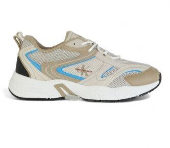 Calvin Klein RETRO TENNIS SU-MESH Sports Shoes white