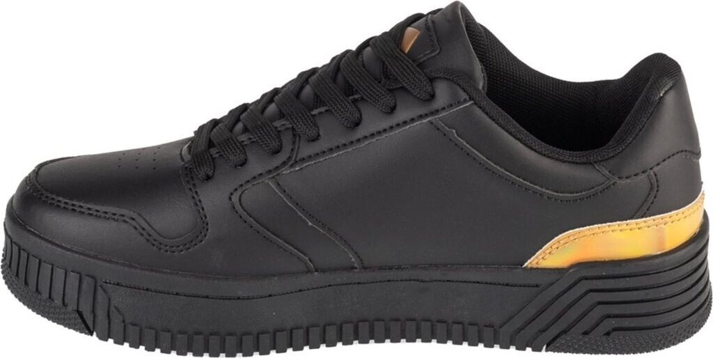 Lotto Sneaker with stylish shimmering details black gold