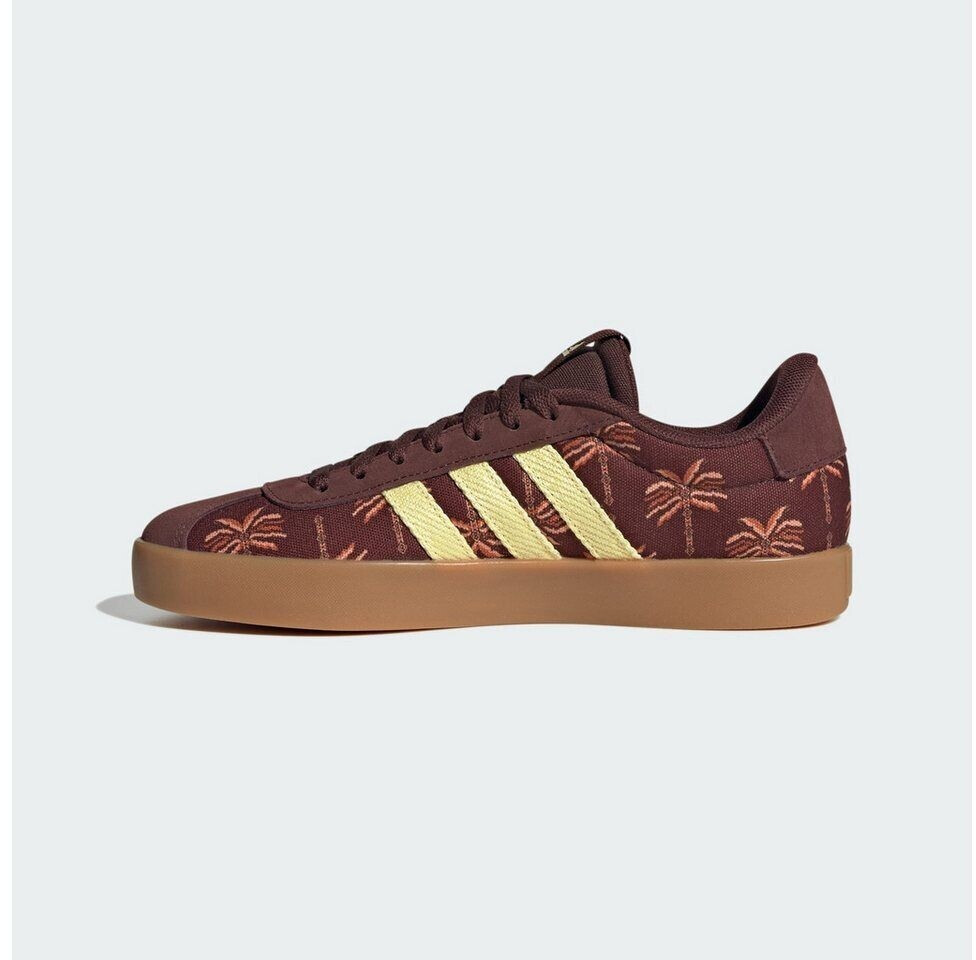 Adidas VL Court 3 0 Shoe Mystery Brown Almost Yellow Gum
