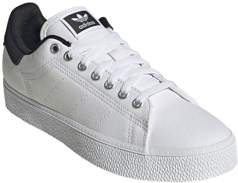 Adidas originals stan smith vulc black and white trainers top