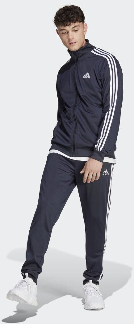 Adidas Man Basic 3 Stripes Tricot Track Suit HZ2220 legend ink white m s ab 45 00 Preisvergleich bei idealo