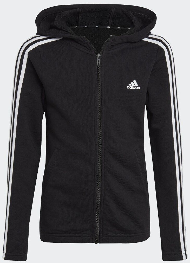Black adidas girls jacket best sale