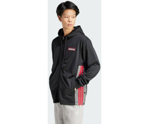 Adidas Man adicolor Adibreak Hooded Jacket IM8209 black better scarlet grey four ab 51 85 Preisvergleich bei idealo