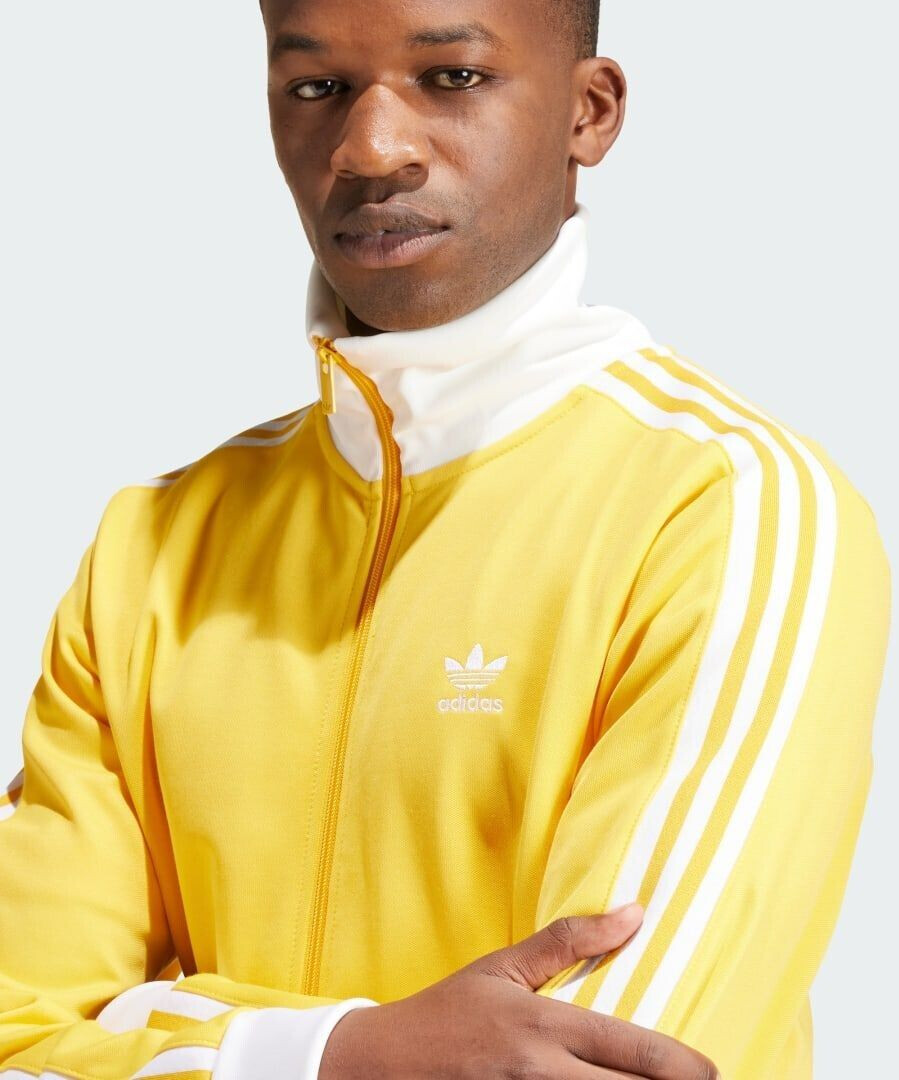 Adidas original yellow jacket cheap