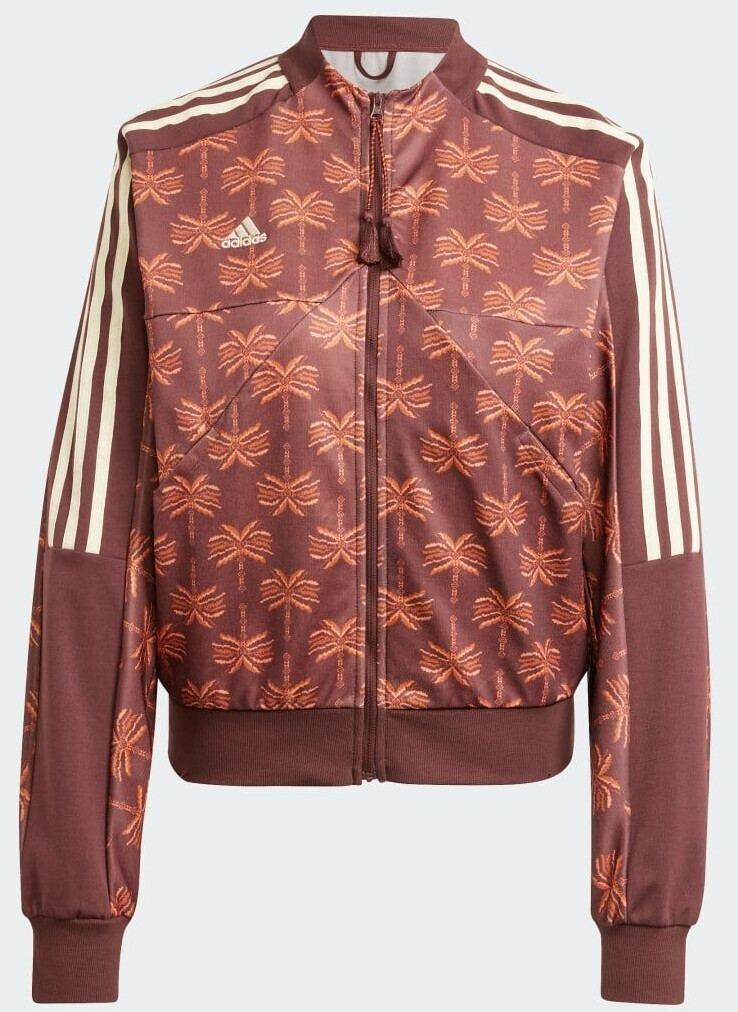 Adidas Woman x FARM Rio Tiro Training Jacket IV9762 hazy copper fox red mystery brown ab 43 01 Preisvergleich bei idealo