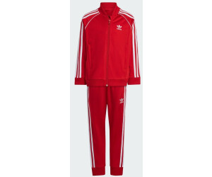 Adidas track suit red outlet