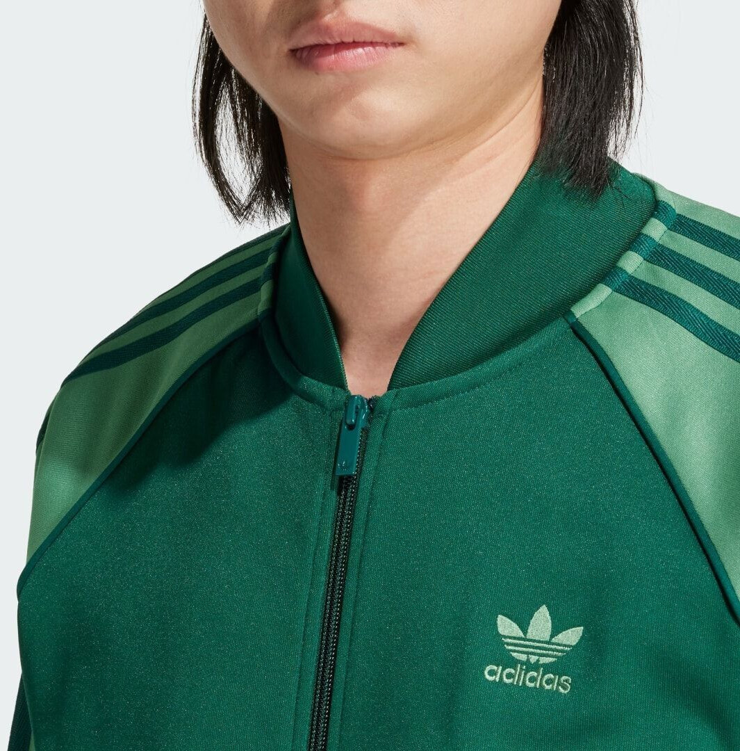Adidas originals adicolor track jacket in green store