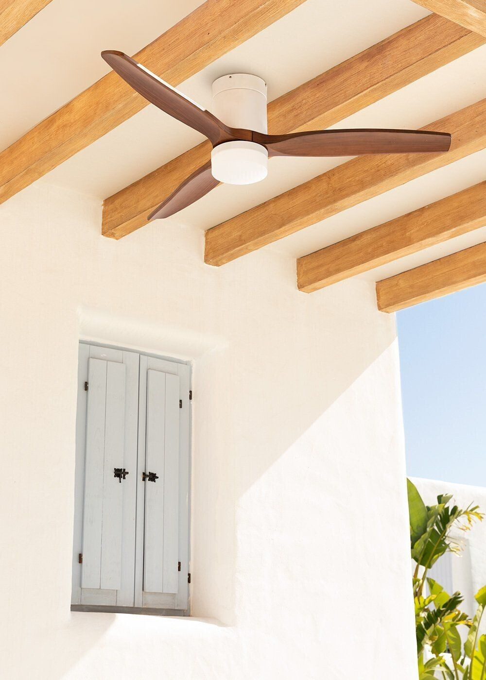 CREATE WIND CALM PATIO bois foncé