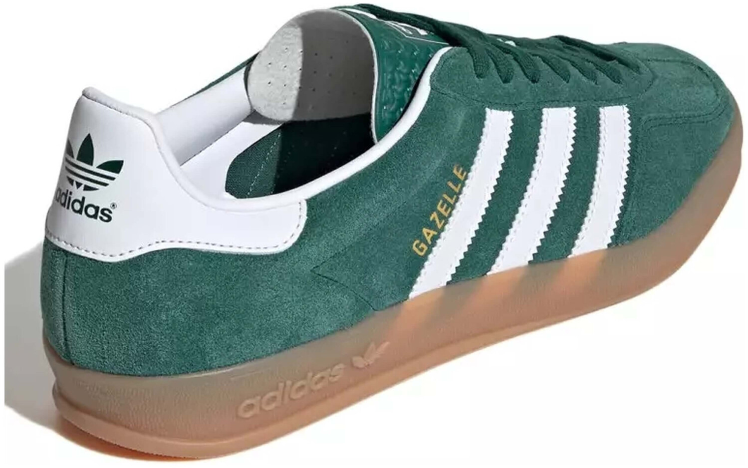 Adidas gazelle collegiate green white & gum clearance
