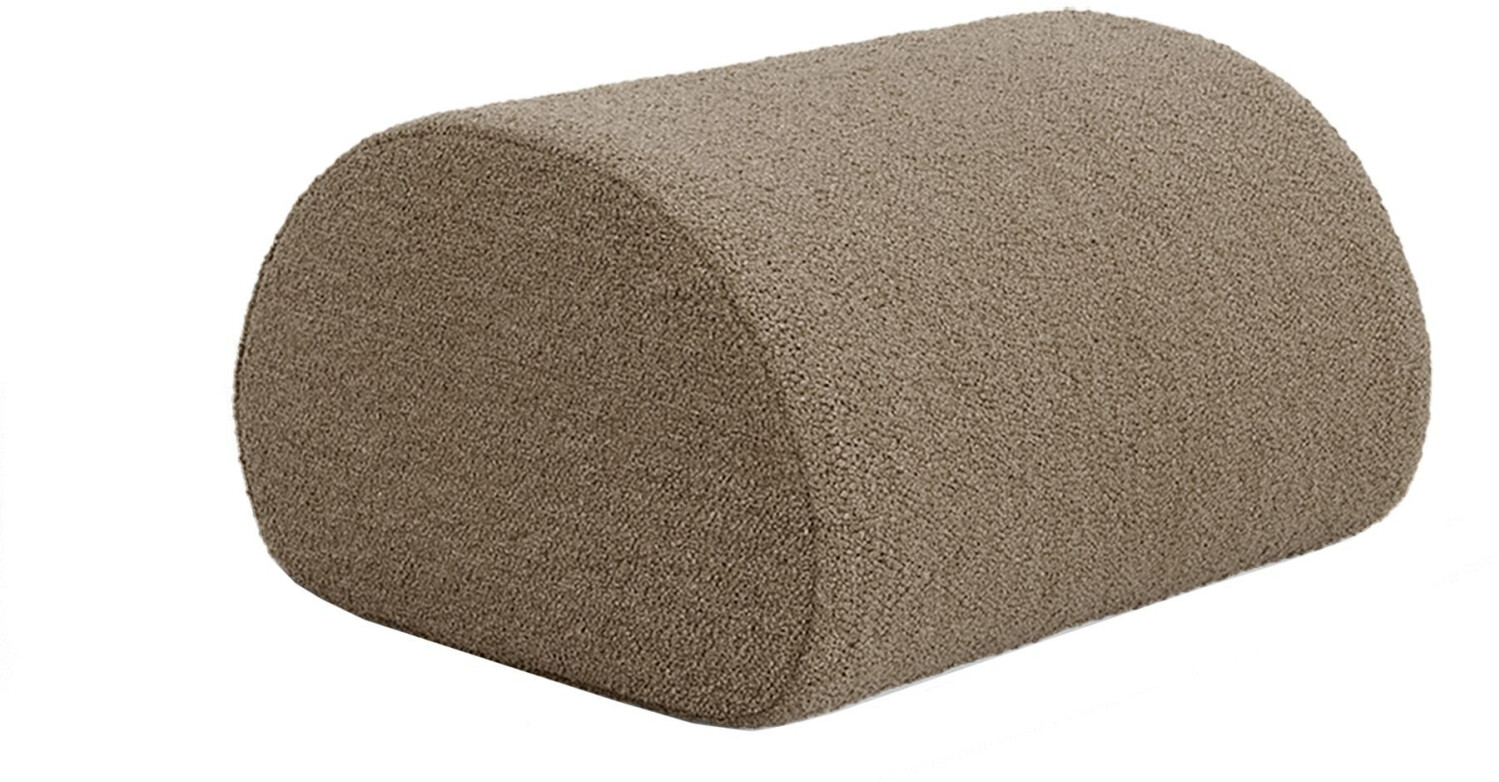 ferm LIVING Rouli Pouf sand/Pure Bouclé 67x38x60cm (1104269301)