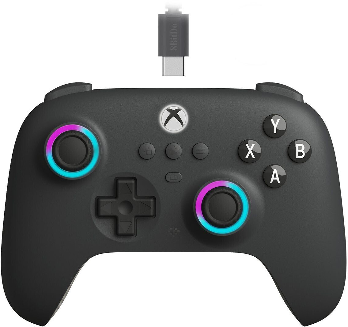 8bitdo Ultimate C USB Wired Controller with Hall Effect Joysticks Dark Grey