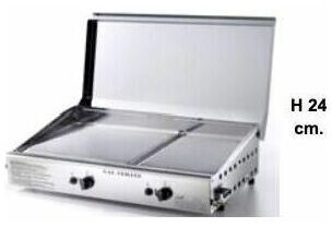 Piastra Di Cottura A Gas Ompagrill Doppia - In Ghisa Per GPL E Metano - Foto 8