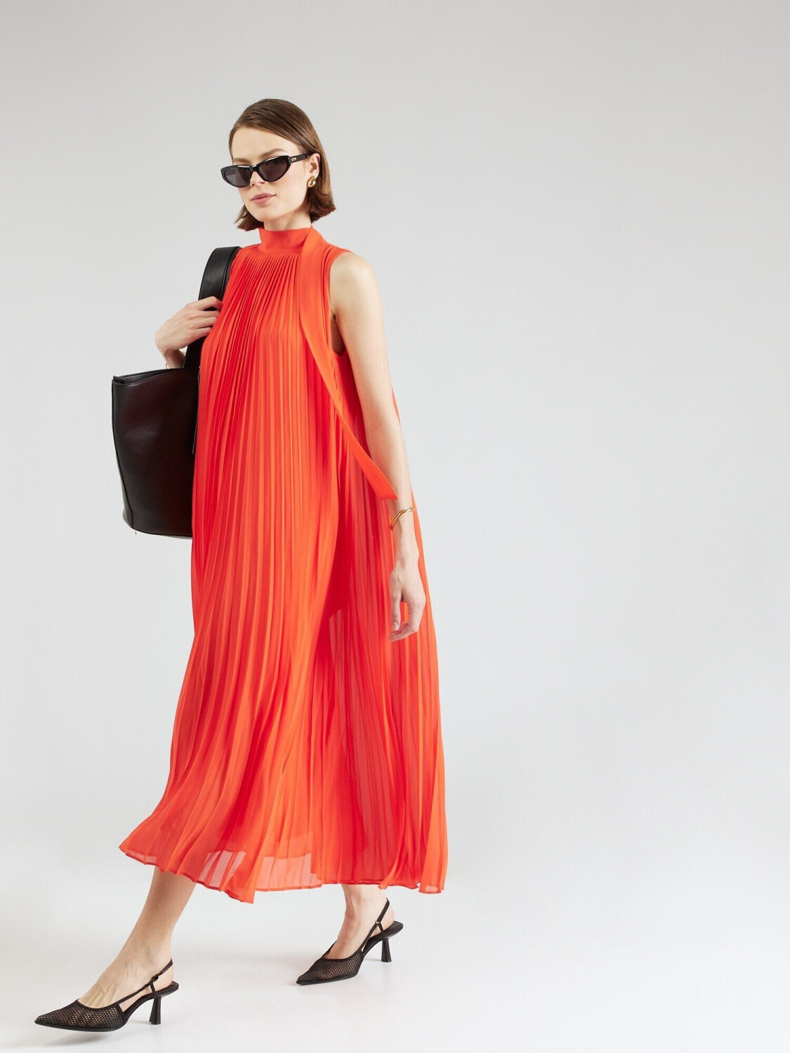 Plissiertes chiffonkleid clearance