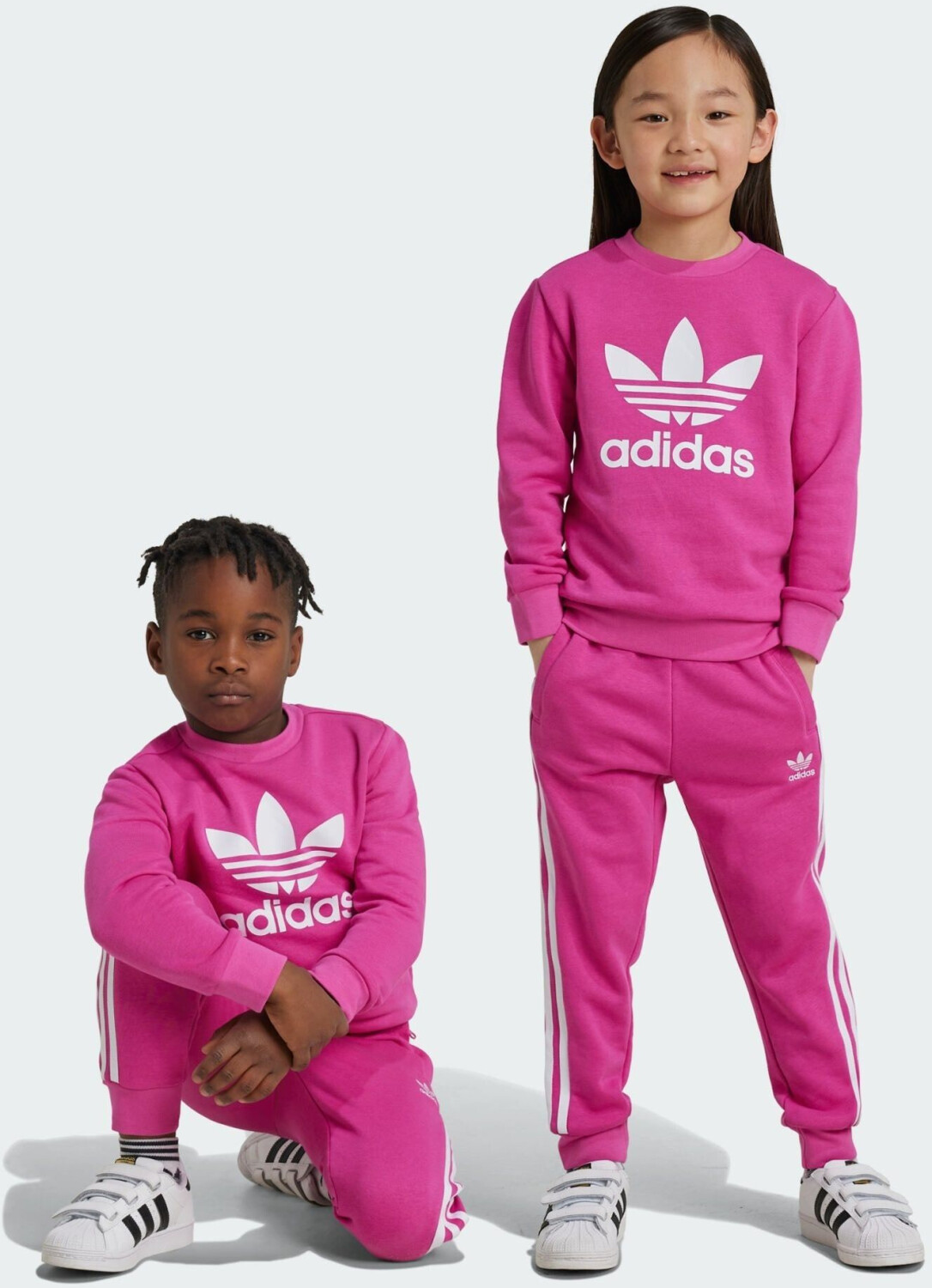 Adidas Adicolor Crew Set WL Kids IY4781 semi lucid fuchsia ab 39 99 Preisvergleich bei idealo.at