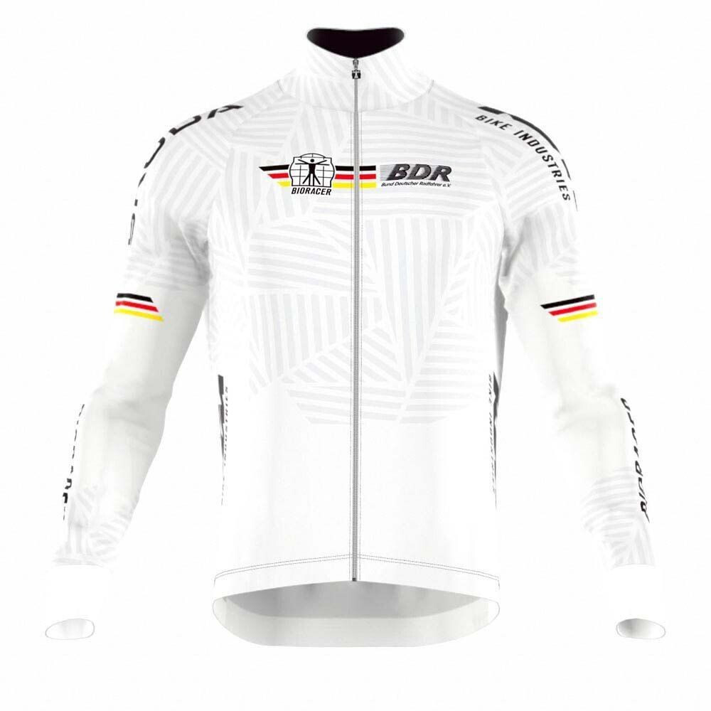 Bio-racer Belgium Icon Tempest Termal Long Sleeve Jersey (White) Men