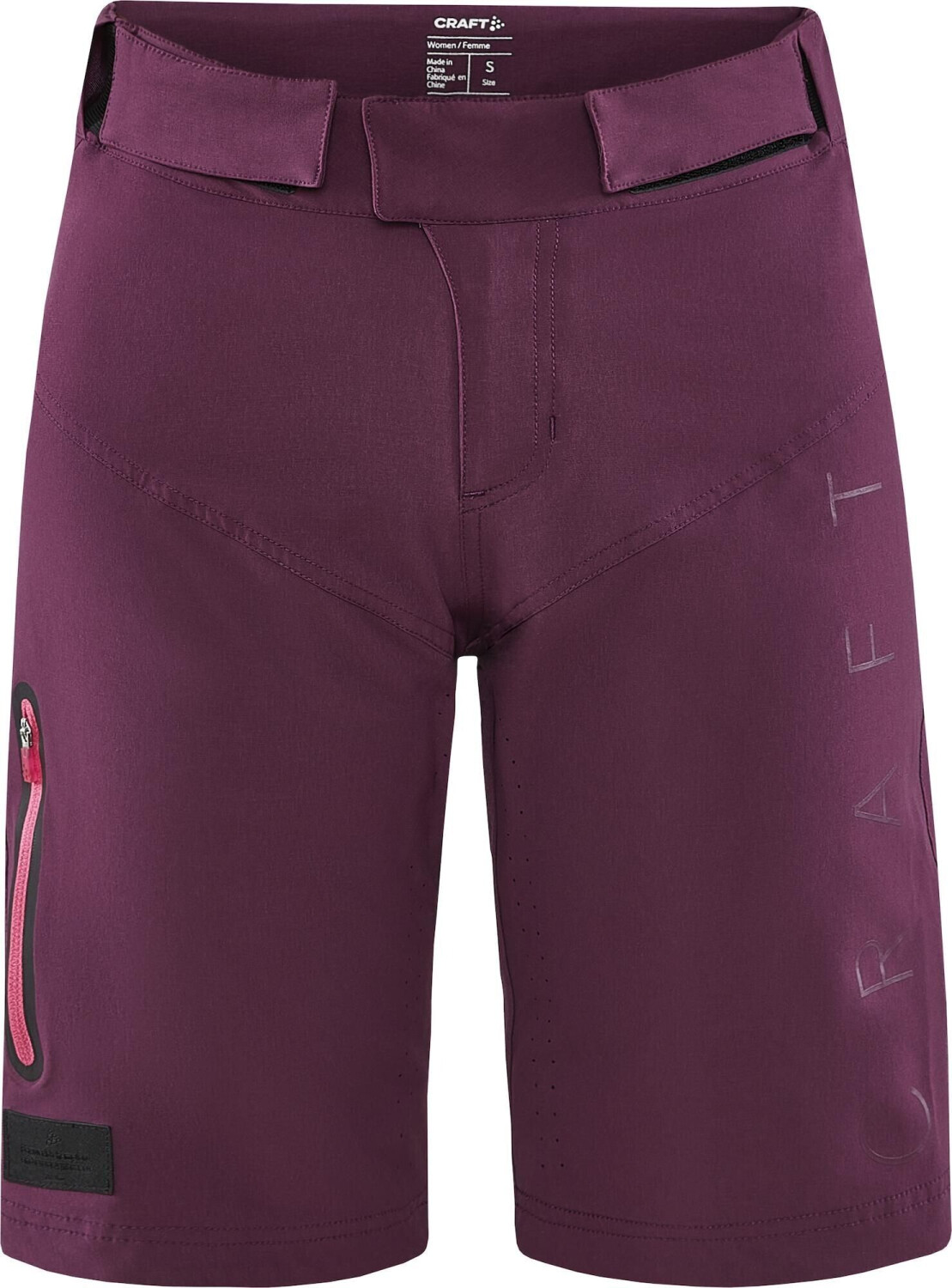 Craft ADV Offroad Shorts PAD Women burgundy