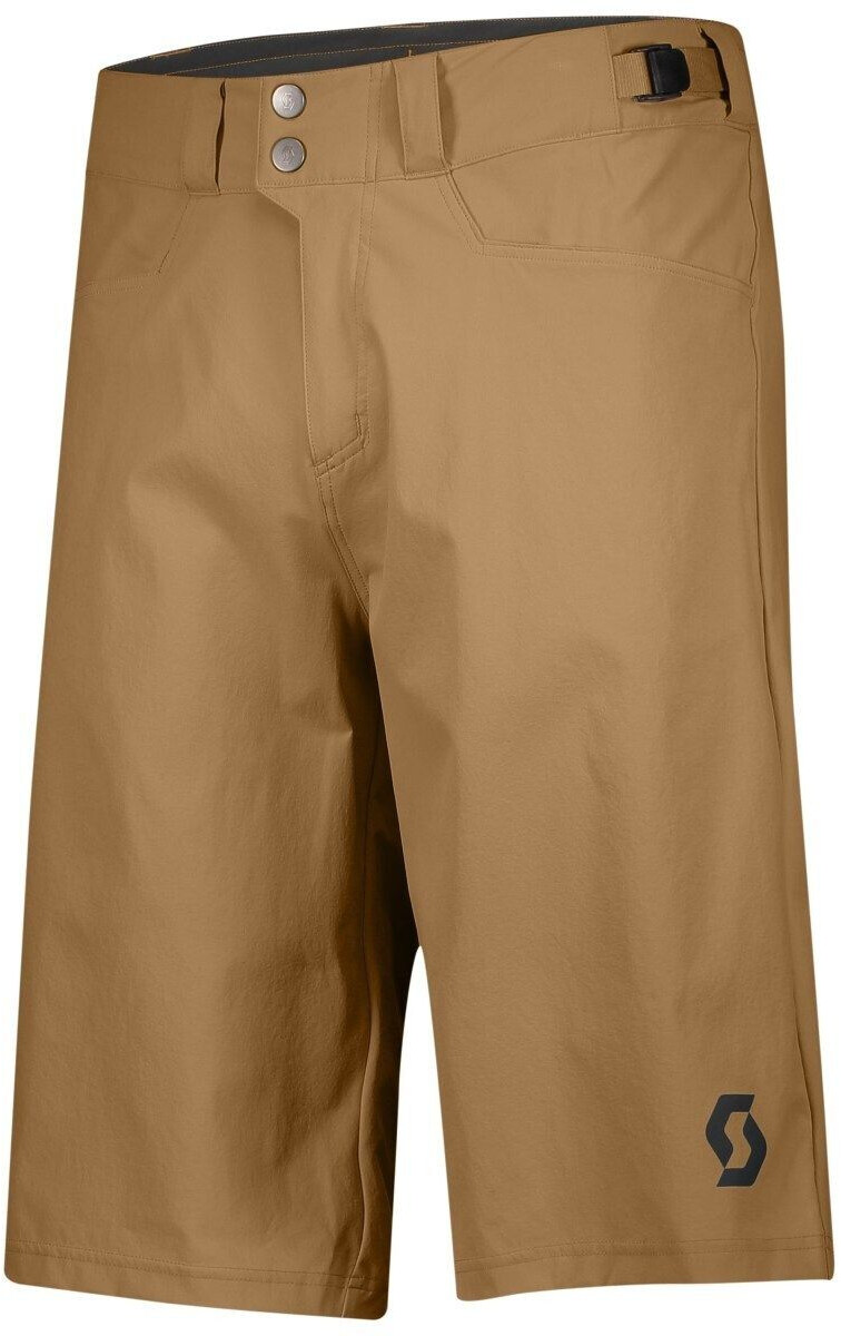 Scott Shorts M's Trail Flow With Pad silt beige