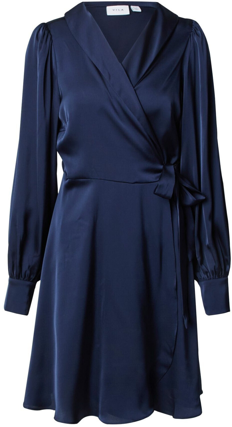 Vila Long-Sleeved Wrap Dress (14084510)
