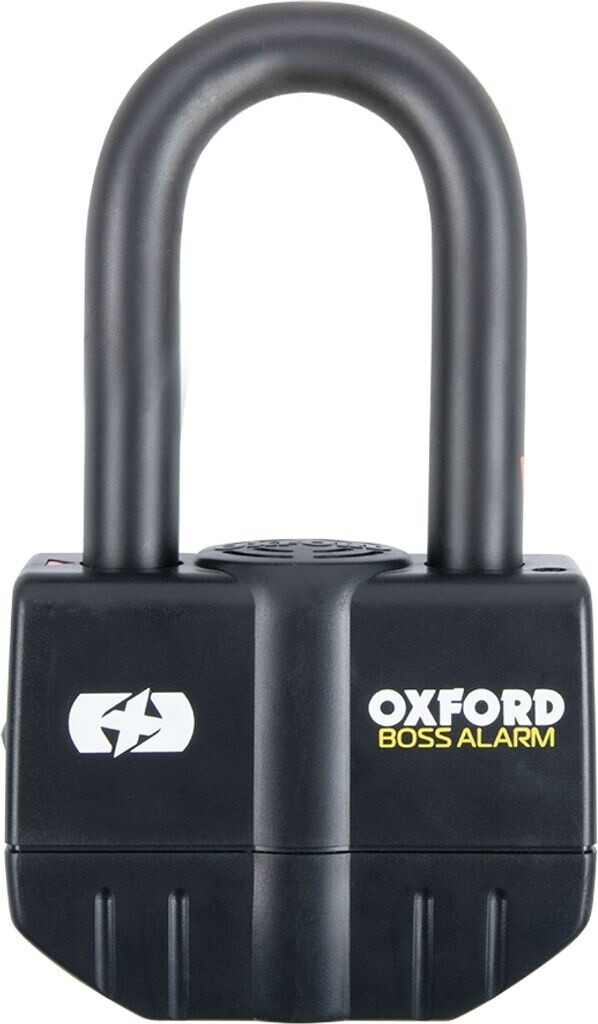 Oxford Boss Alarm 16mm Padlock Black