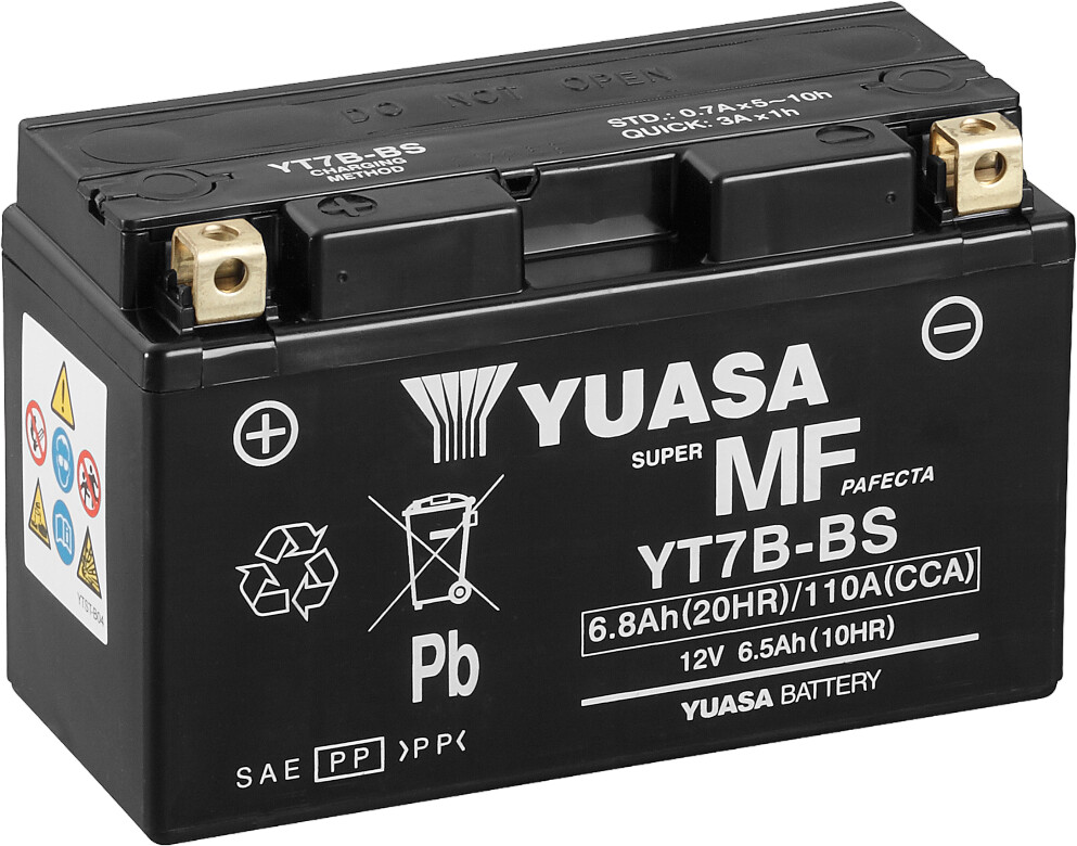 Yuasa YT7B-BS 12V 6.5Ah