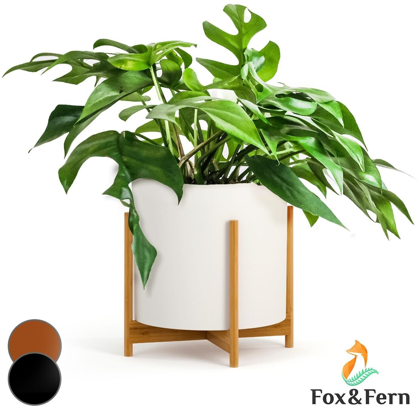 Klarstein Porte-plantes Zeist bambou XL