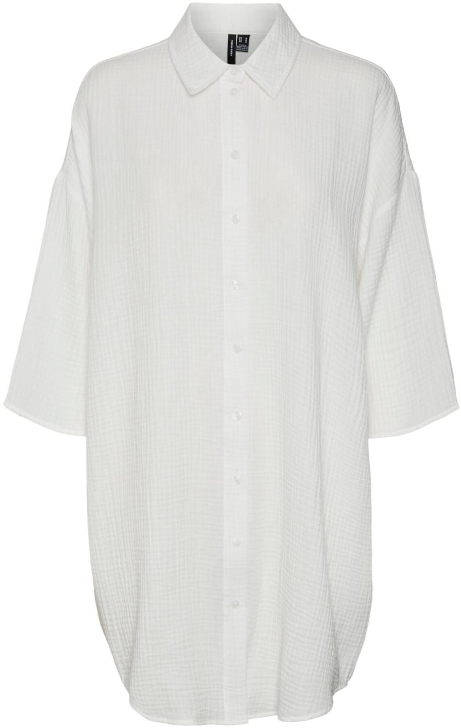 Vero Moda Natali Long 3/4 Sleeve Dress (10279688) snow white