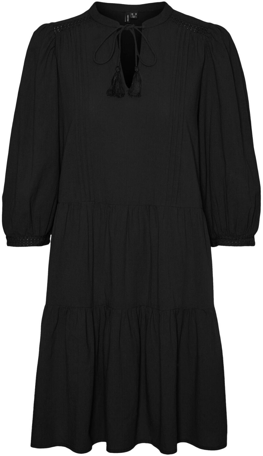Vero Moda Pretty Tunic 3/4 Sleeve Dress (10279712) black