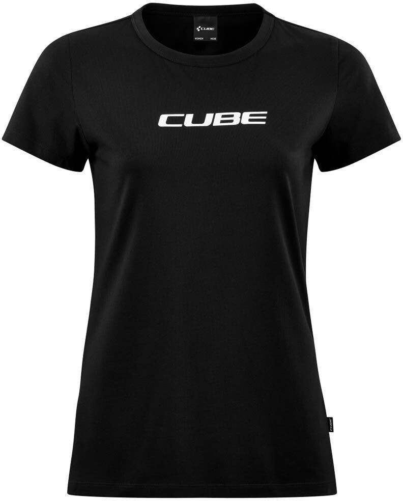 Cube Organic Classic Logo Short Sleeve T-Shirt (Black) Women