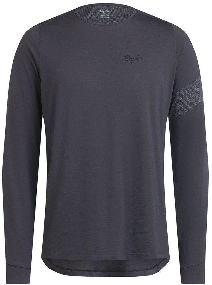 Rapha Trail Merino Long Sleeve T-Shirt (Grey) Men
