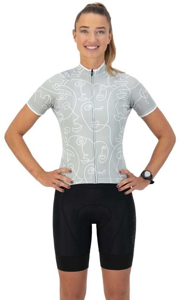 Rogelli Faces Short Sleeve Jersey (Green) Women