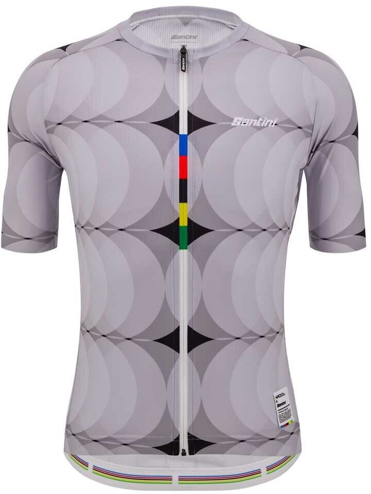 Santini Barcelona 1973 Uci Short Sleeve Jersey (Grey) Men