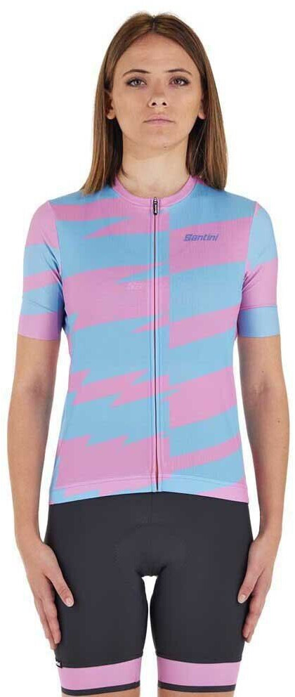 Santini Furia Smart Short Sleeve Jersey (Pink) Women