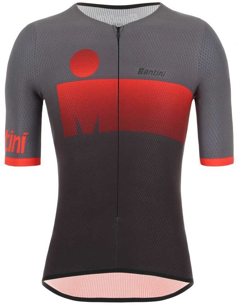 Santini Ironman Audax Short Sleeve Jersey (Grey) Men