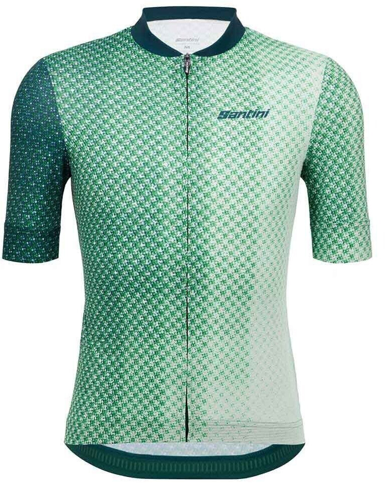 Santini Paws Forma Short Sleeve Jersey (Green) Men